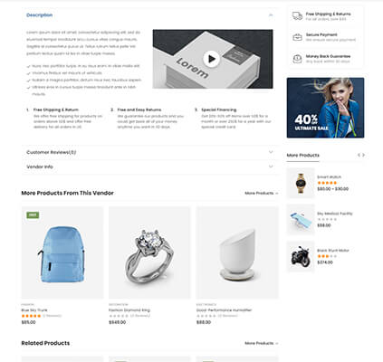 Product Data Accordion